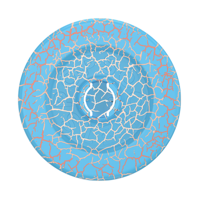 Crackle Denali Printed Orange Zest