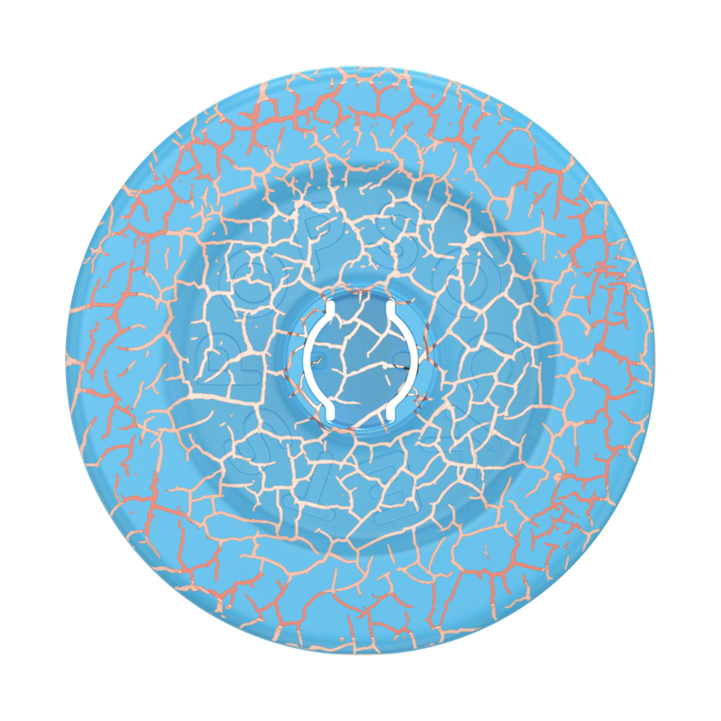 Crackle Denali Printed Orange Zest
