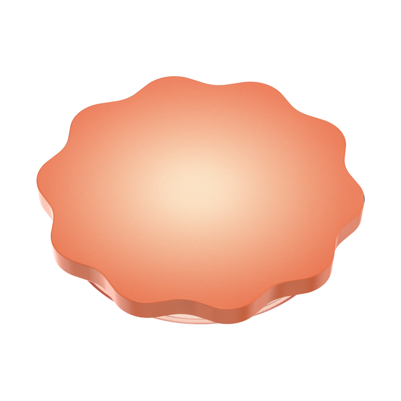 Molded Flower Apricot