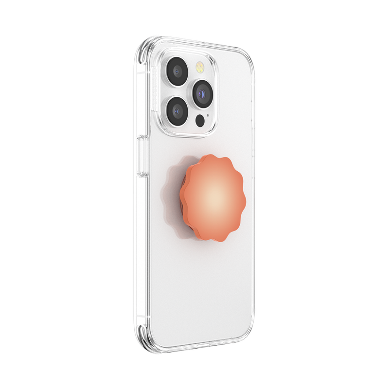 Molded Flower Apricot