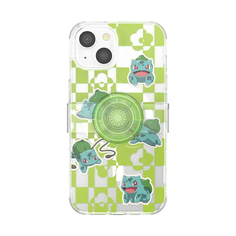 PopCase MagSafe for iPhone 13/14 - Pokemon Bulbasaur Lime Party