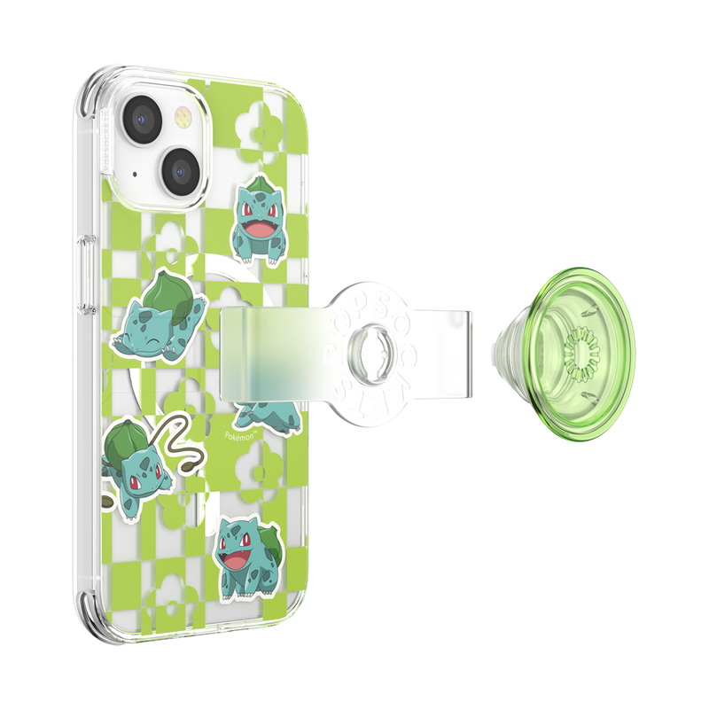 PopCase MagSafe for iPhone 13/14 - Pokemon Bulbasaur Lime Party