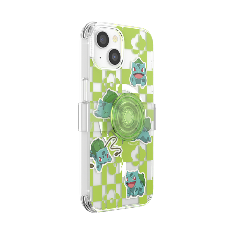 PopCase MagSafe for iPhone 13/14 - Pokemon Bulbasaur Lime Party