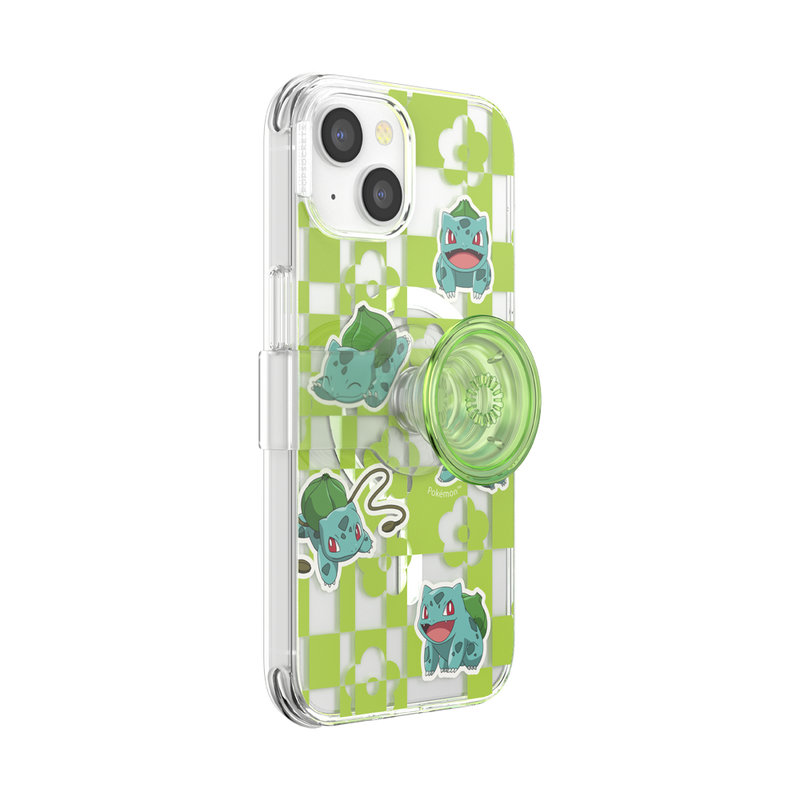 PopCase MagSafe for iPhone 13/14 - Pokemon Bulbasaur Lime Party