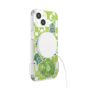 PopCase MagSafe for iPhone 13/14 - Pokemon Bulbasaur Lime Party
