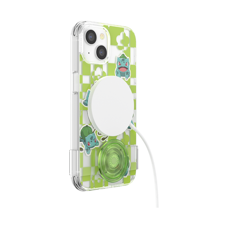 PopCase MagSafe for iPhone 13/14 - Pokemon Bulbasaur Lime Party