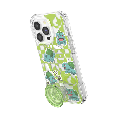 PopCase MagSafe for iPhone 14 Pro - Pokemon Bulbasaur Lime Party