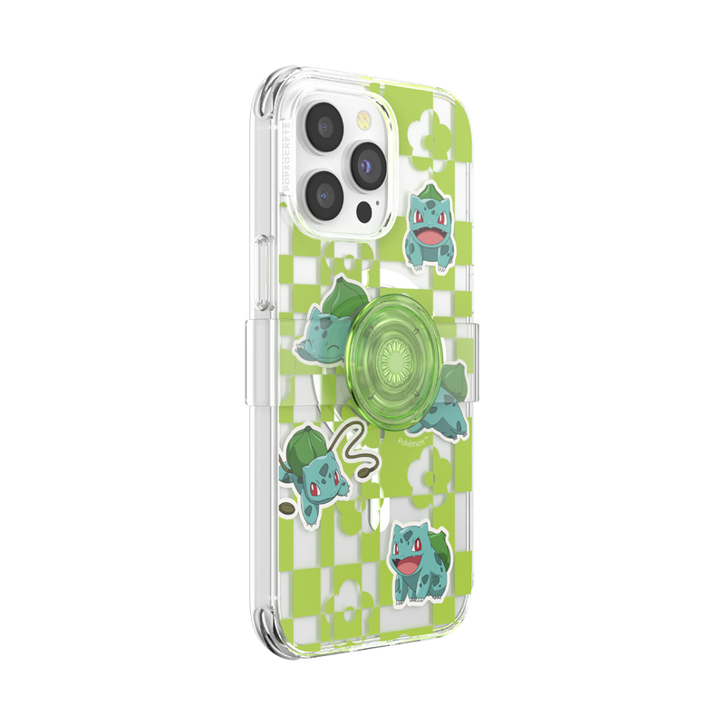 PopCase MagSafe for iPhone 14 Pro Max - Pokemon Bulbasaur Lime Party