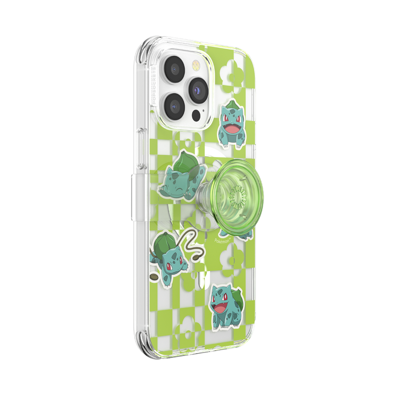 PopCase MagSafe for iPhone 14 Pro Max - Pokemon Bulbasaur Lime Party