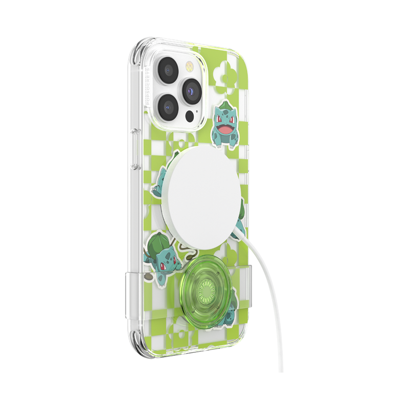PopCase MagSafe for iPhone 14 Pro Max - Pokemon Bulbasaur Lime Party