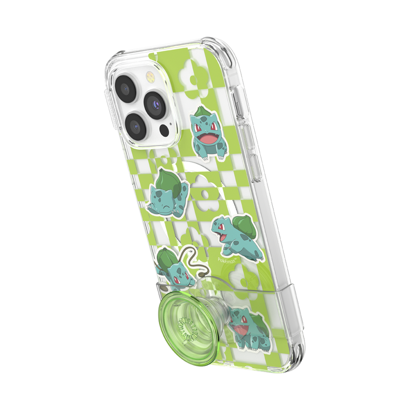 PopCase MagSafe for iPhone 14 Pro Max - Pokemon Bulbasaur Lime Party